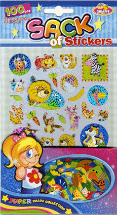 Sticker Sack of Animals