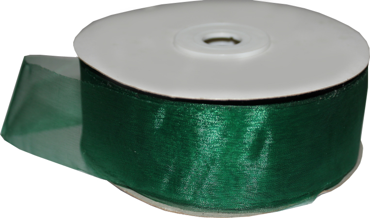 Organza Ribbon (38mm x 100M) - D.Green