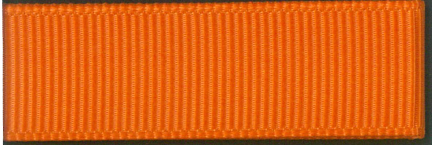 R&B; Grosgrain (5/8" x 50 yd) Orange