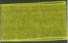 Organza Small (1" x 50yd) Yellow