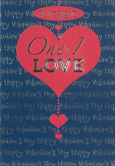 Deluxe Valentine Boyfriend One 1 LOVE