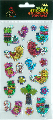 Sticker Crystal Birds