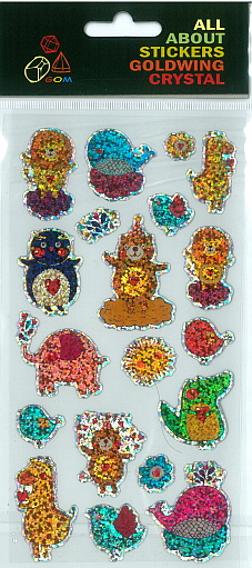 Sticker Crystal Wild Animals