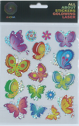 Sticker Laser Butterfly
