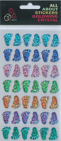 Sticker Crystal Feet