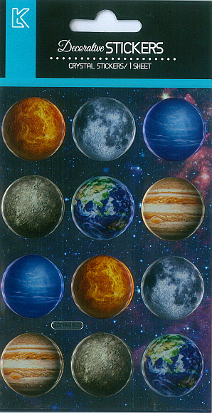 Sticker Crystal - Planets