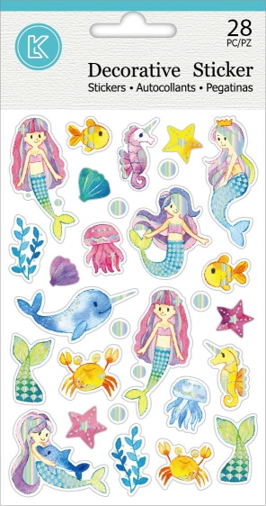 Sticker Epoxy - Mermaids
