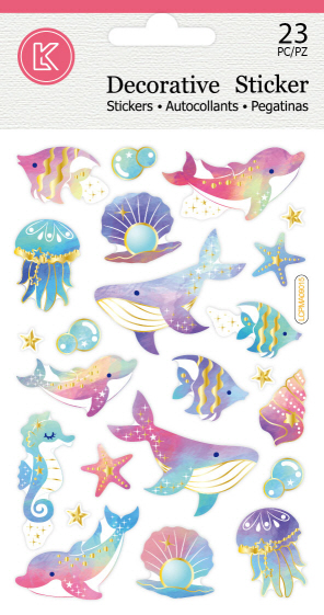 Sticker Epoxy - Sea Animals