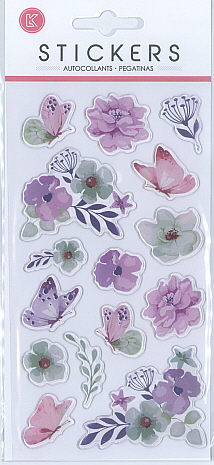 Sticker Foil & Glitter - Flower 10