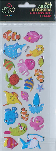 Sticker Foam - Sea Animals