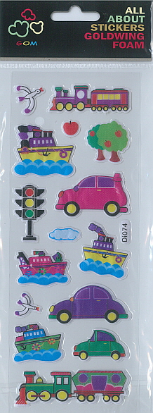 Sticker Foam - Transport