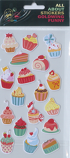 Sticker Funny - Cupcakes