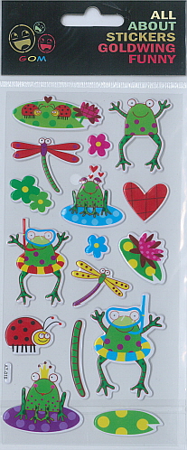 Sticker Funny Sticker - Frogs