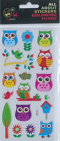 Sticker Funny - Owl