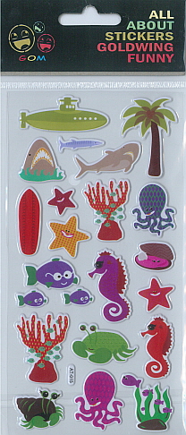 Sticker Funny - Sea Animals