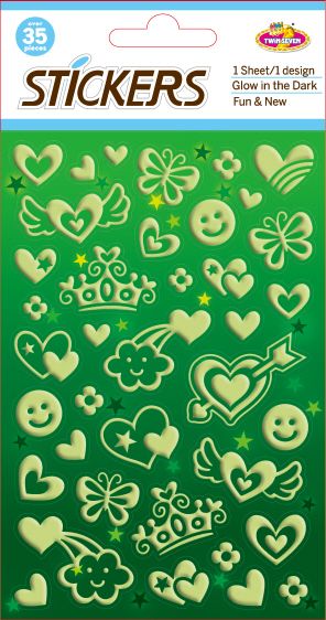 Sticker Glow - Hearts