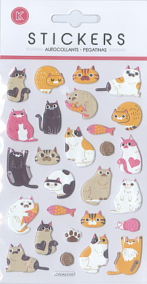 Sticker Puffy - Cats