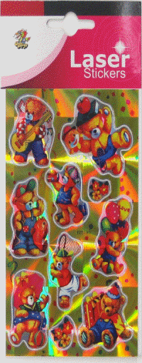 Sticker Laser Sticker: Teddy