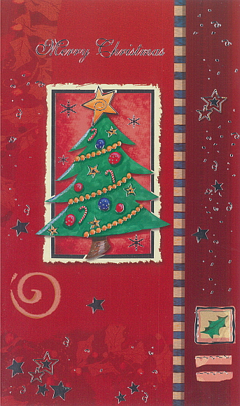 J Card for Christmas